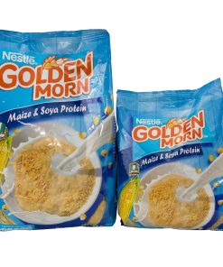Nestle Golden Morn (maize and soya protein cereal)