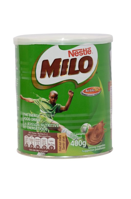 Nestle Milo chocolate energy drink (from Nigeria or Ghana)