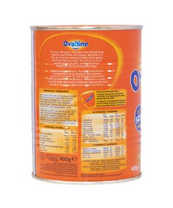Ingredients and nutrition facts of Ovaltine chocolate malt drink