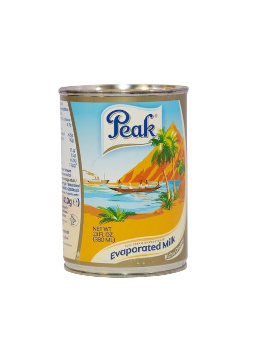 Peak evaporated liquid milk