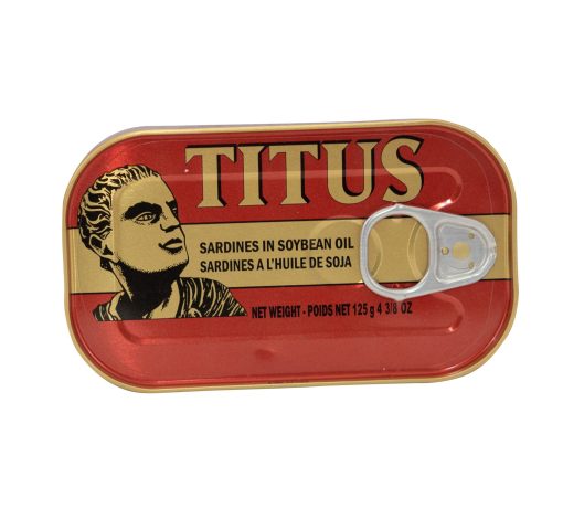 Titus sardines in soybean oil