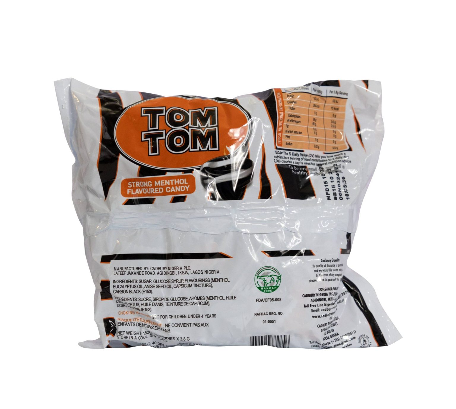 TomTom Menthol Candy TMA Global
