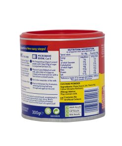 Nutrition information and ingredients of Bird's original custard powder