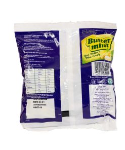 Ingredients and nutrition facts in Cadbury butter mint candy
