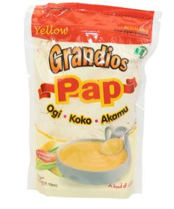Yellow Grandios pap ogi akamu koko