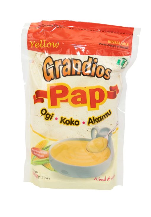 Yellow Grandios pap ogi akamu koko