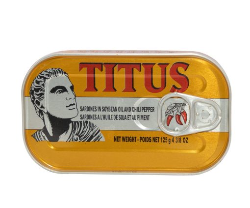 Hot Titus Sardines with Chili Pepper