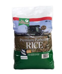 Long grain enriched premium parboiled rice